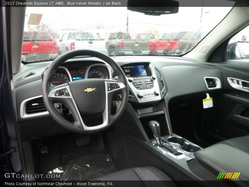 Blue Velvet Metallic / Jet Black 2017 Chevrolet Equinox LT AWD