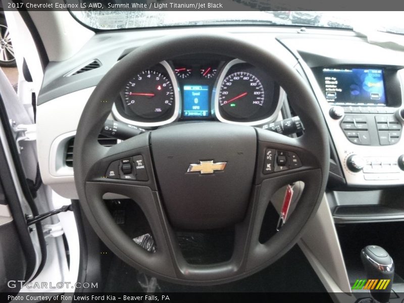Summit White / Light Titanium/Jet Black 2017 Chevrolet Equinox LS AWD