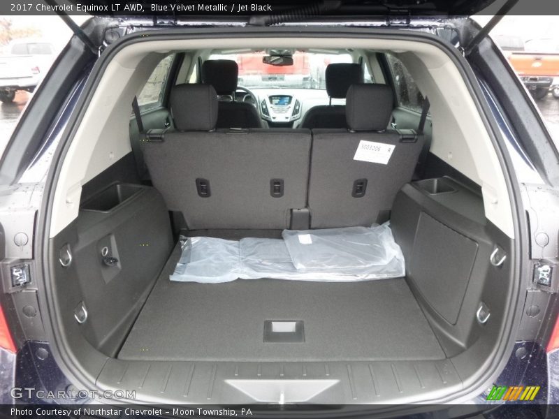 Blue Velvet Metallic / Jet Black 2017 Chevrolet Equinox LT AWD