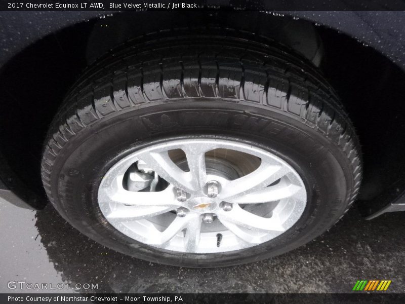 Blue Velvet Metallic / Jet Black 2017 Chevrolet Equinox LT AWD