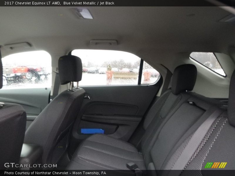 Blue Velvet Metallic / Jet Black 2017 Chevrolet Equinox LT AWD