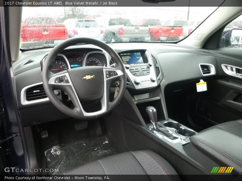 Blue Velvet Metallic / Jet Black 2017 Chevrolet Equinox LT AWD