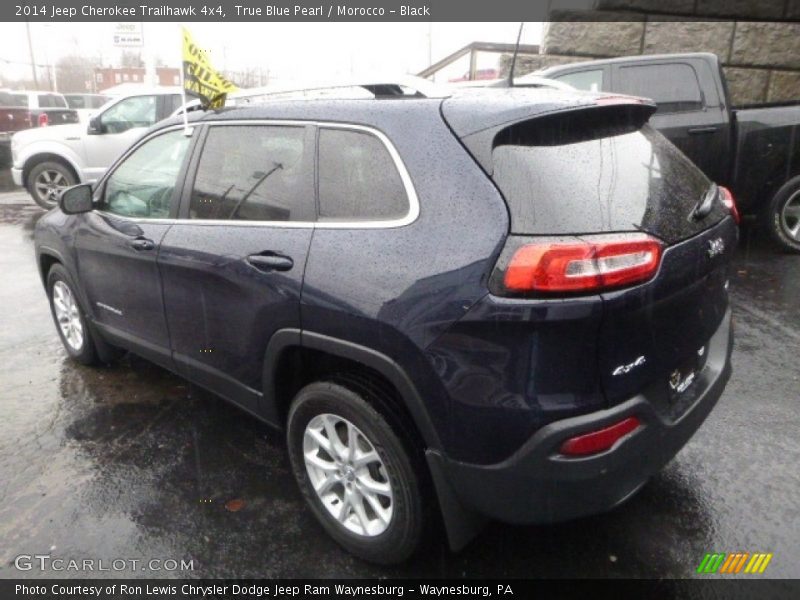 True Blue Pearl / Morocco - Black 2014 Jeep Cherokee Trailhawk 4x4