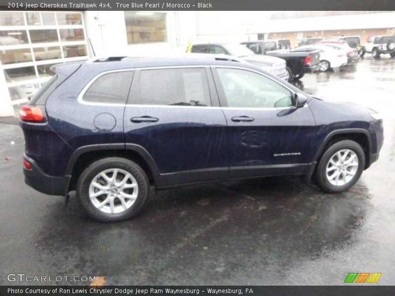 True Blue Pearl / Morocco - Black 2014 Jeep Cherokee Trailhawk 4x4