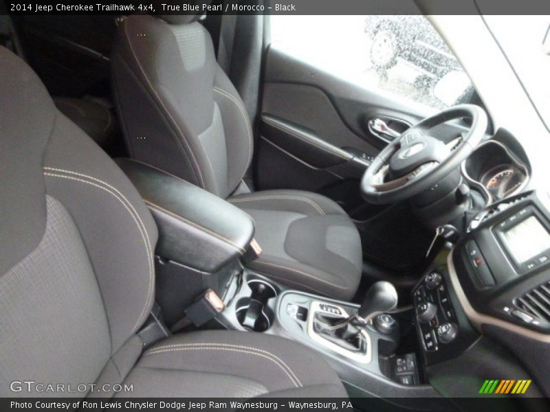 True Blue Pearl / Morocco - Black 2014 Jeep Cherokee Trailhawk 4x4