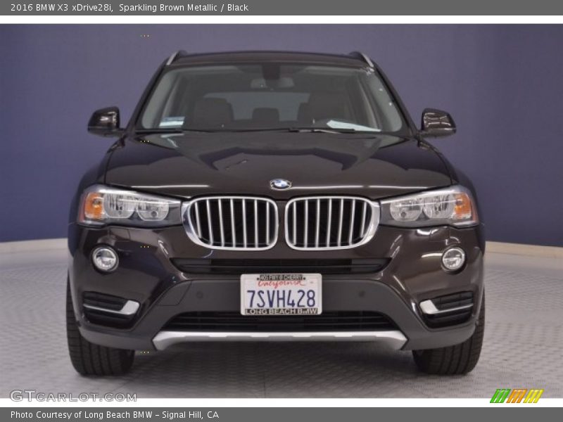Sparkling Brown Metallic / Black 2016 BMW X3 xDrive28i