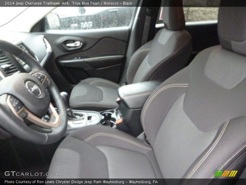 True Blue Pearl / Morocco - Black 2014 Jeep Cherokee Trailhawk 4x4