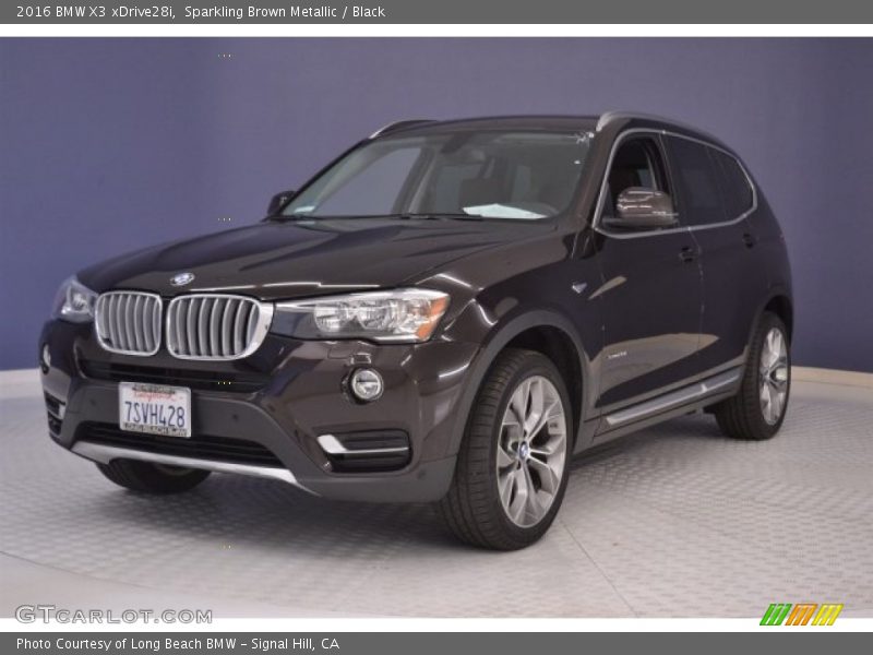 Sparkling Brown Metallic / Black 2016 BMW X3 xDrive28i