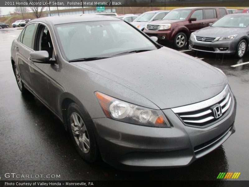 Polished Metal Metallic / Black 2011 Honda Accord LX-P Sedan