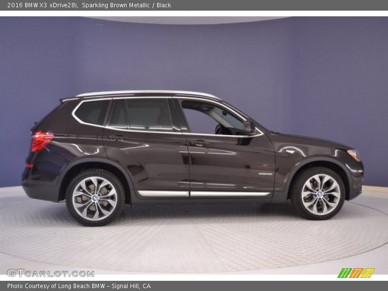 Sparkling Brown Metallic / Black 2016 BMW X3 xDrive28i