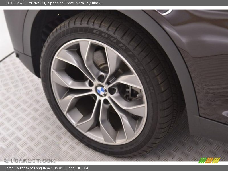 Sparkling Brown Metallic / Black 2016 BMW X3 xDrive28i