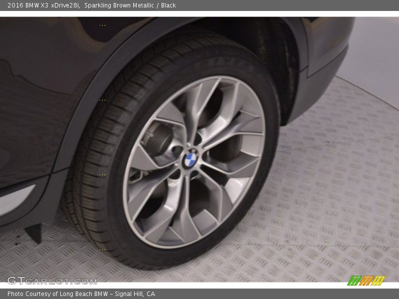 Sparkling Brown Metallic / Black 2016 BMW X3 xDrive28i