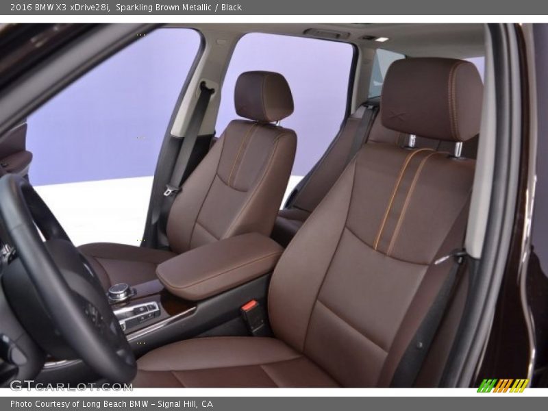 Sparkling Brown Metallic / Black 2016 BMW X3 xDrive28i