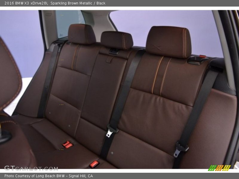 Sparkling Brown Metallic / Black 2016 BMW X3 xDrive28i