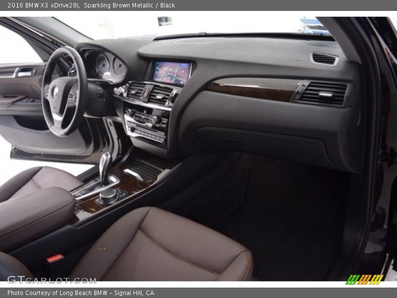 Sparkling Brown Metallic / Black 2016 BMW X3 xDrive28i