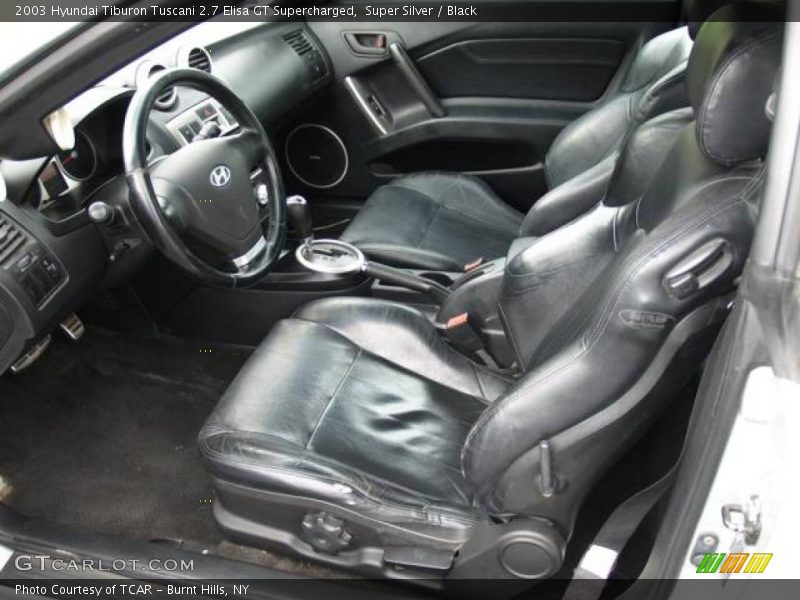  2003 Tiburon Tuscani 2.7 Elisa GT Supercharged Black Interior