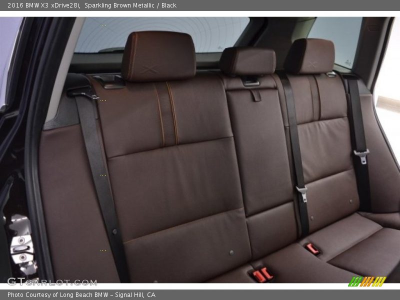 Sparkling Brown Metallic / Black 2016 BMW X3 xDrive28i