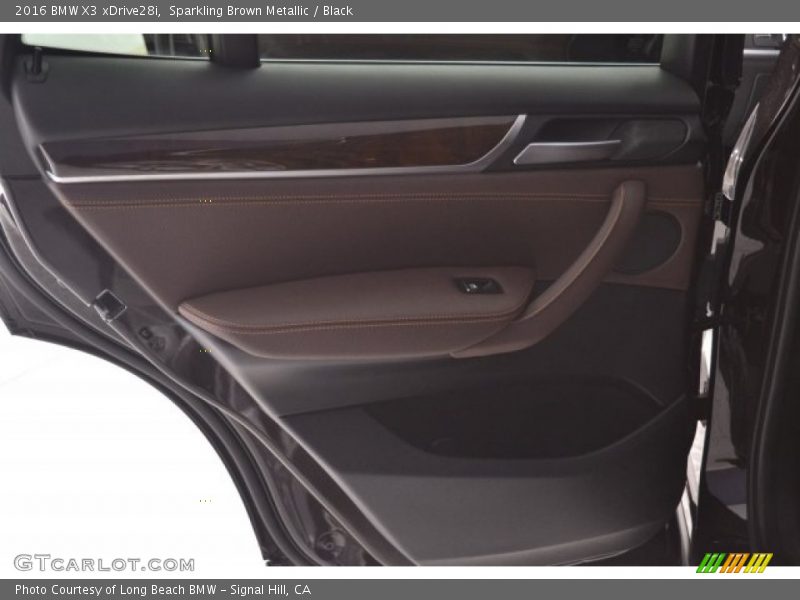 Sparkling Brown Metallic / Black 2016 BMW X3 xDrive28i