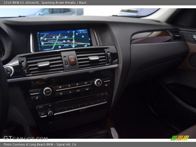 Sparkling Brown Metallic / Black 2016 BMW X3 xDrive28i