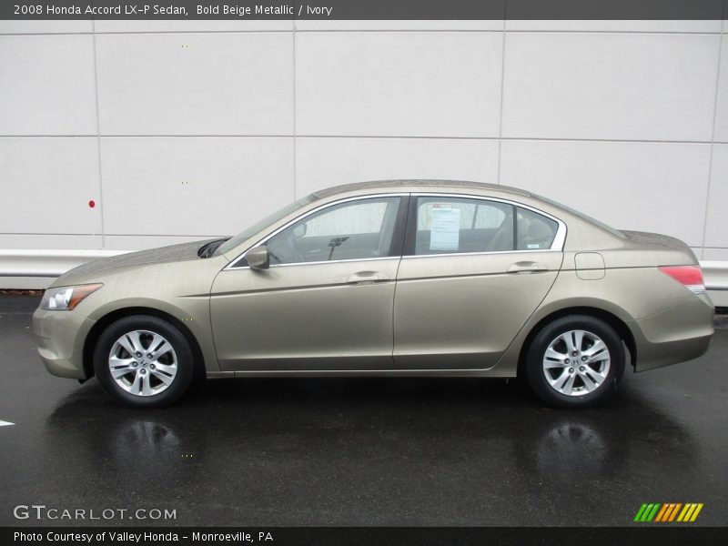 Bold Beige Metallic / Ivory 2008 Honda Accord LX-P Sedan