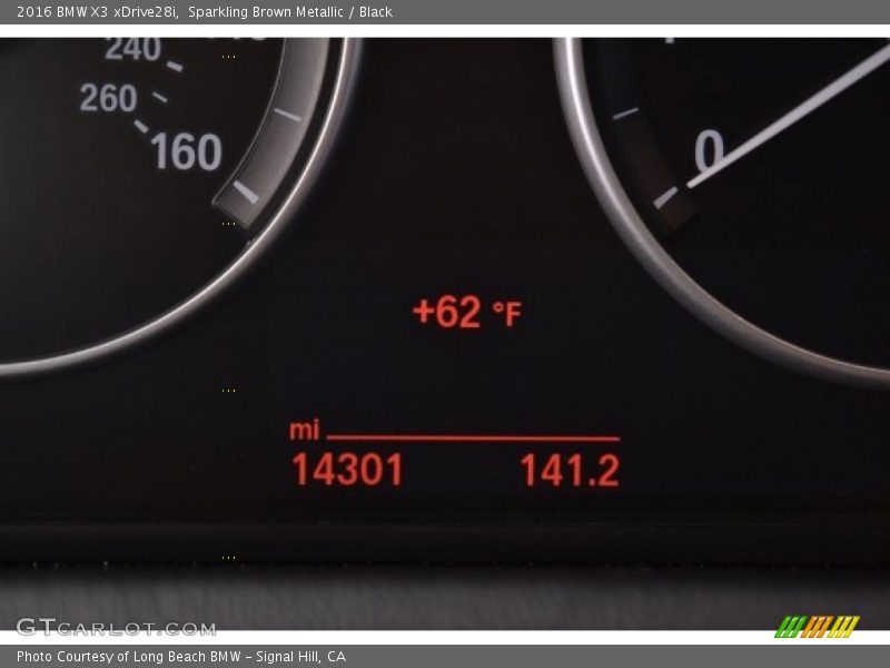 Sparkling Brown Metallic / Black 2016 BMW X3 xDrive28i