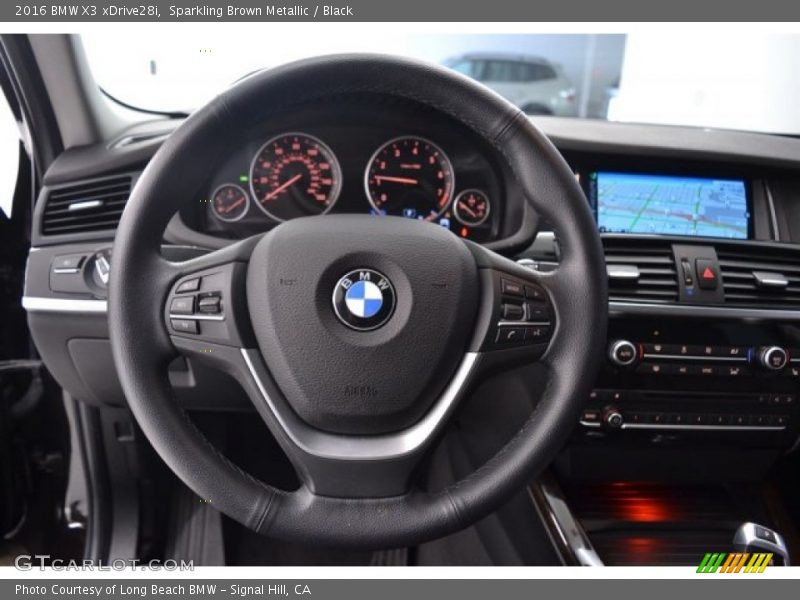 Sparkling Brown Metallic / Black 2016 BMW X3 xDrive28i