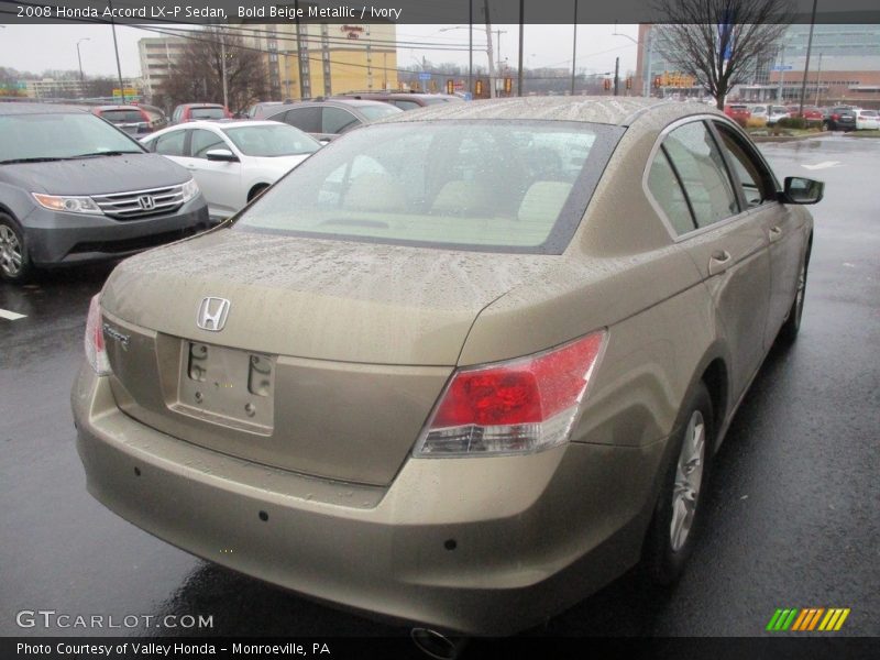 Bold Beige Metallic / Ivory 2008 Honda Accord LX-P Sedan