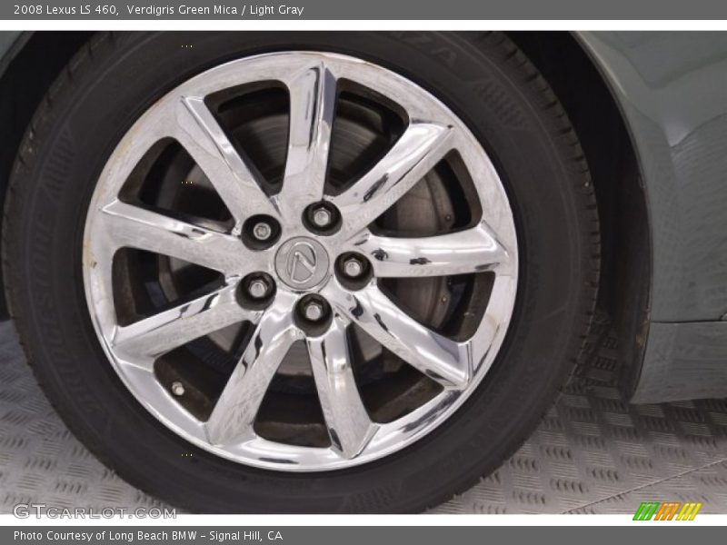 Verdigris Green Mica / Light Gray 2008 Lexus LS 460