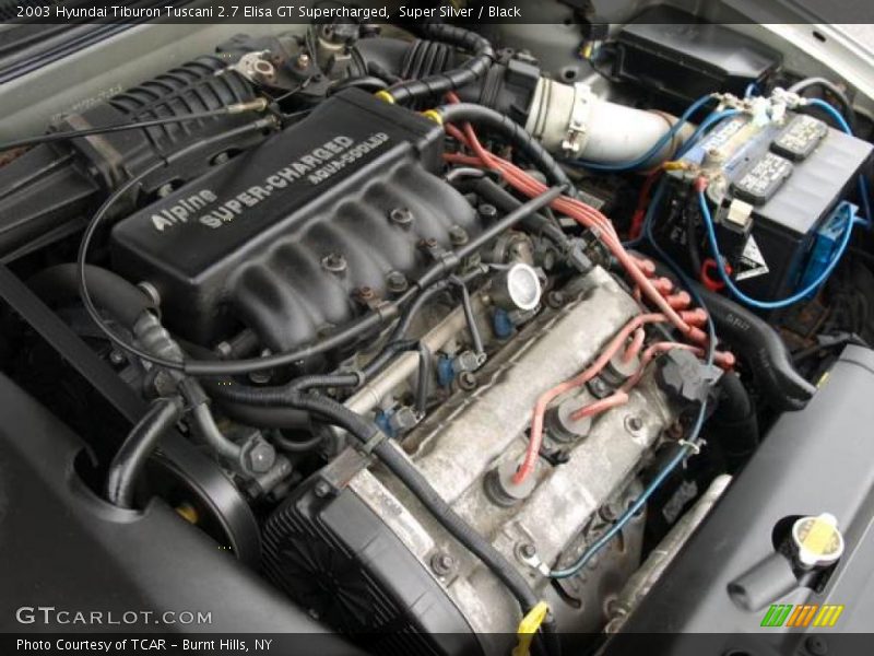  2003 Tiburon Tuscani 2.7 Elisa GT Supercharged Engine - 2.7 Liter Alpine Supercharged DOHC 24-Valve V6