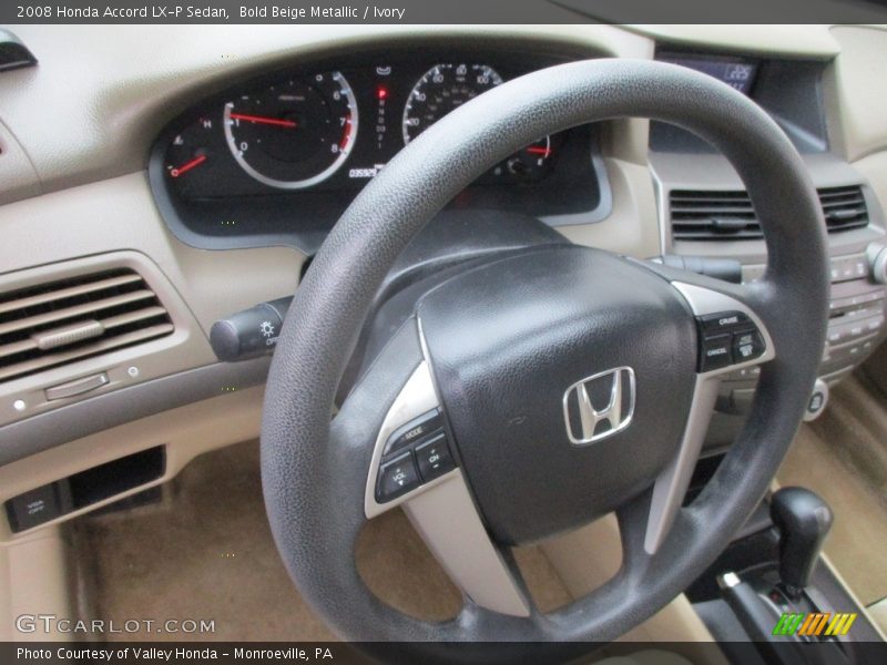 Bold Beige Metallic / Ivory 2008 Honda Accord LX-P Sedan