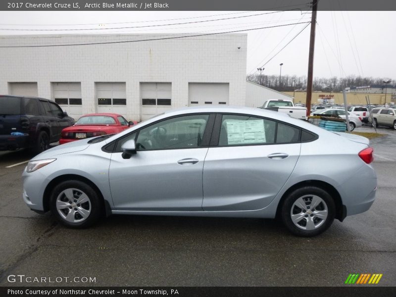 Arctic Blue Metallic / Jet Black 2017 Chevrolet Cruze LS