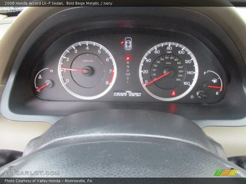Bold Beige Metallic / Ivory 2008 Honda Accord LX-P Sedan