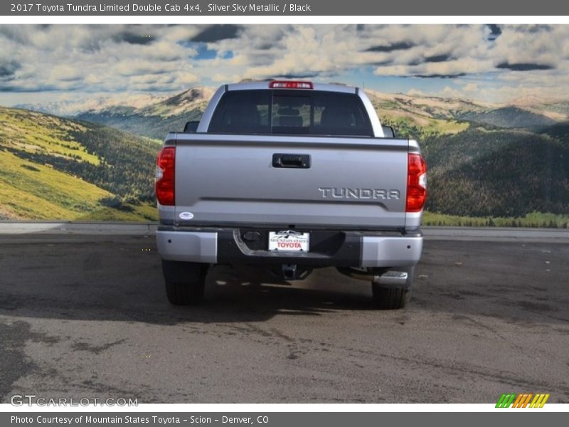 Silver Sky Metallic / Black 2017 Toyota Tundra Limited Double Cab 4x4