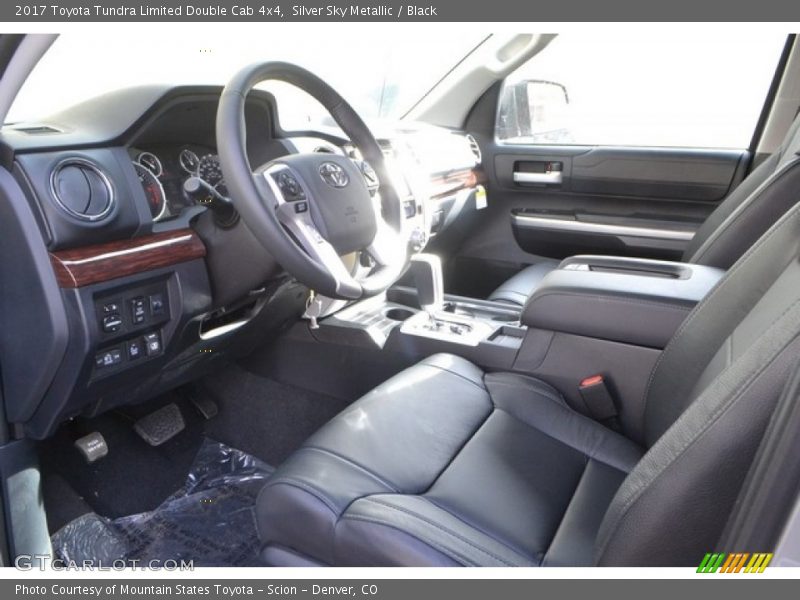 Silver Sky Metallic / Black 2017 Toyota Tundra Limited Double Cab 4x4