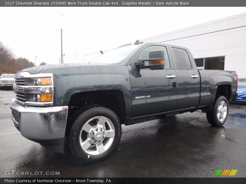 Graphite Metallic / Dark Ash/Jet Black 2017 Chevrolet Silverado 2500HD Work Truck Double Cab 4x4