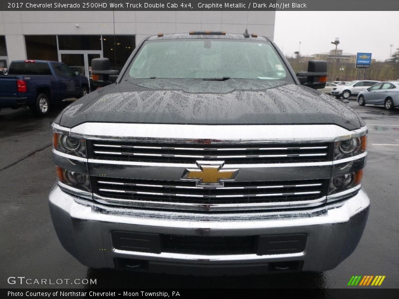 Graphite Metallic / Dark Ash/Jet Black 2017 Chevrolet Silverado 2500HD Work Truck Double Cab 4x4