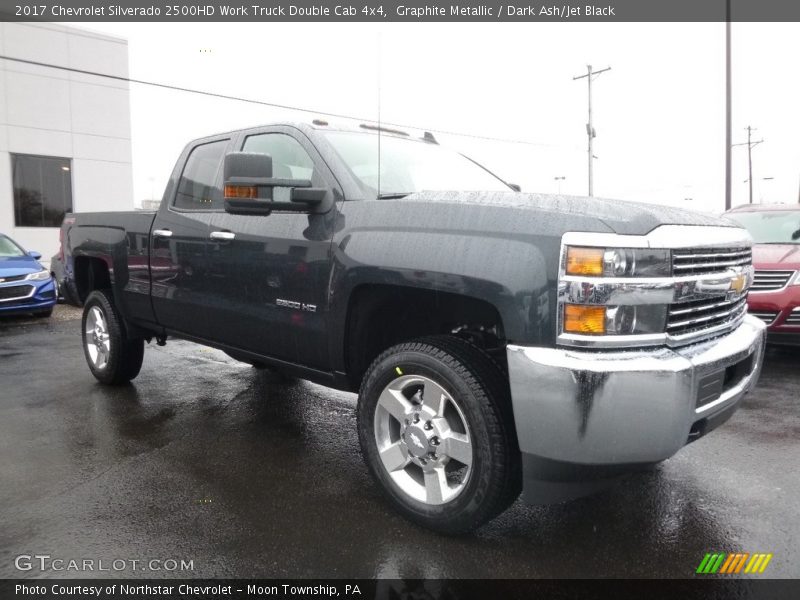 Graphite Metallic / Dark Ash/Jet Black 2017 Chevrolet Silverado 2500HD Work Truck Double Cab 4x4