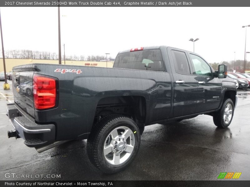 Graphite Metallic / Dark Ash/Jet Black 2017 Chevrolet Silverado 2500HD Work Truck Double Cab 4x4