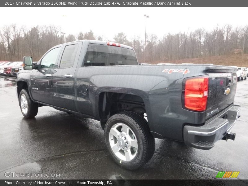 Graphite Metallic / Dark Ash/Jet Black 2017 Chevrolet Silverado 2500HD Work Truck Double Cab 4x4