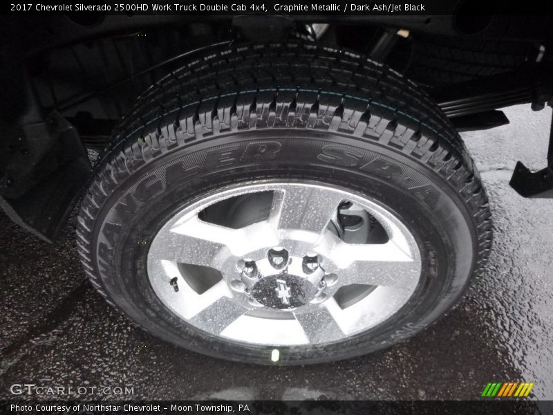 Graphite Metallic / Dark Ash/Jet Black 2017 Chevrolet Silverado 2500HD Work Truck Double Cab 4x4