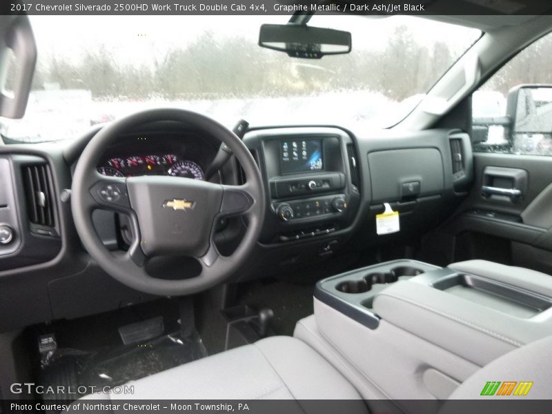 Graphite Metallic / Dark Ash/Jet Black 2017 Chevrolet Silverado 2500HD Work Truck Double Cab 4x4