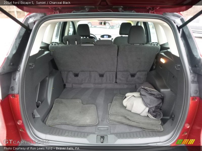 Sunset / Charcoal Black 2014 Ford Escape S