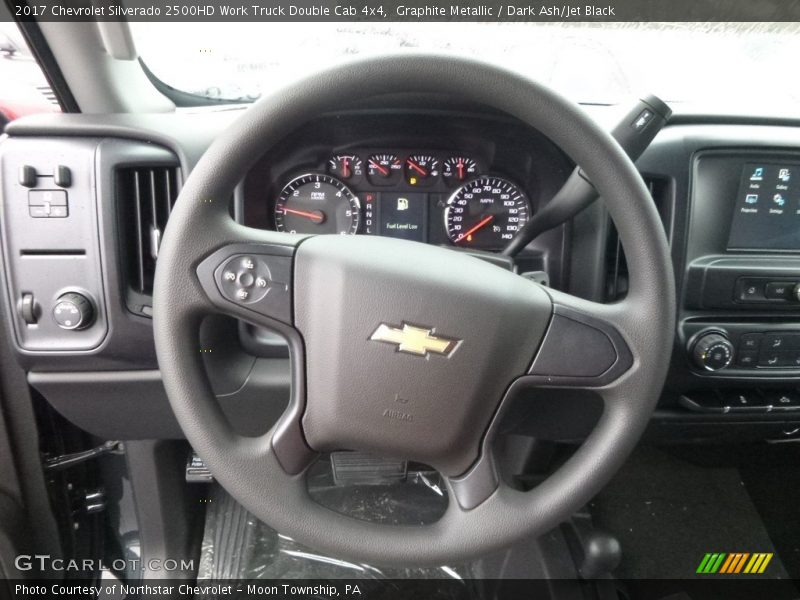 Graphite Metallic / Dark Ash/Jet Black 2017 Chevrolet Silverado 2500HD Work Truck Double Cab 4x4