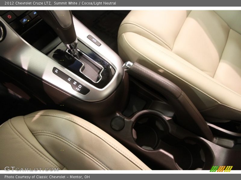 Summit White / Cocoa/Light Neutral 2012 Chevrolet Cruze LTZ