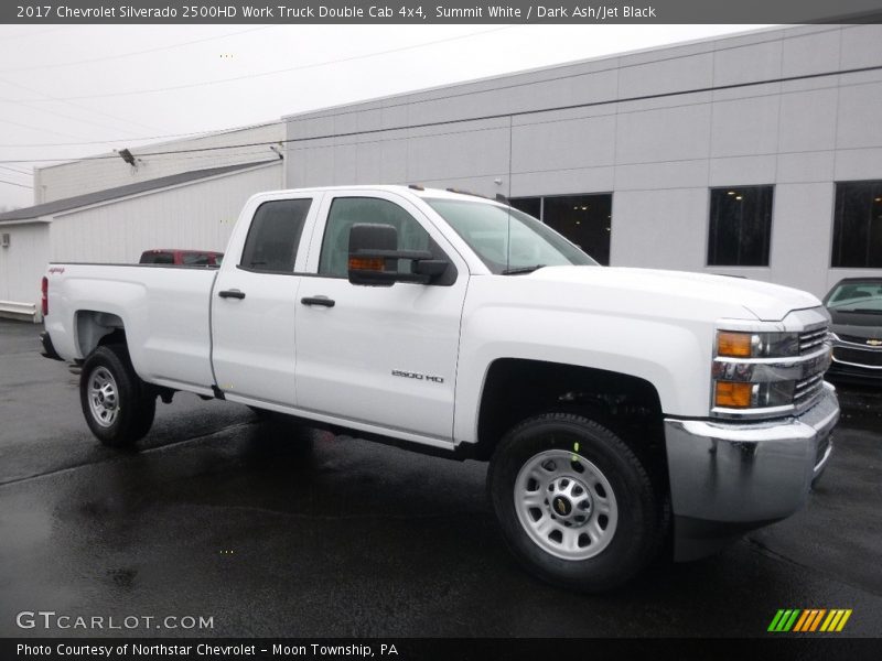 Summit White / Dark Ash/Jet Black 2017 Chevrolet Silverado 2500HD Work Truck Double Cab 4x4