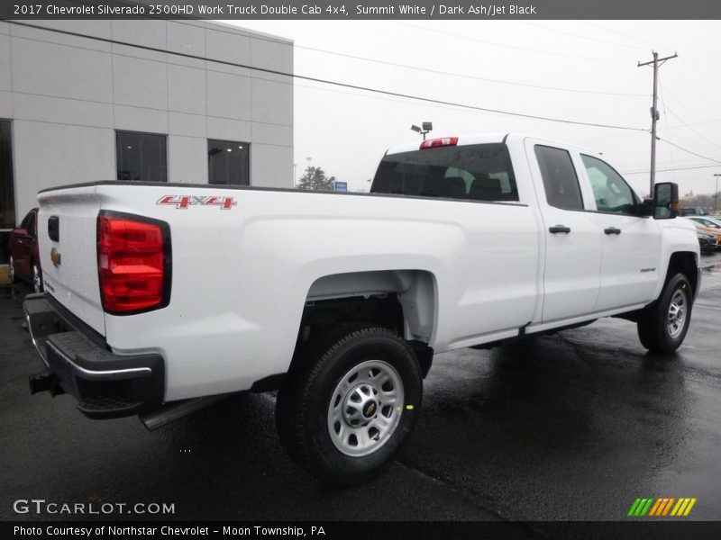 Summit White / Dark Ash/Jet Black 2017 Chevrolet Silverado 2500HD Work Truck Double Cab 4x4
