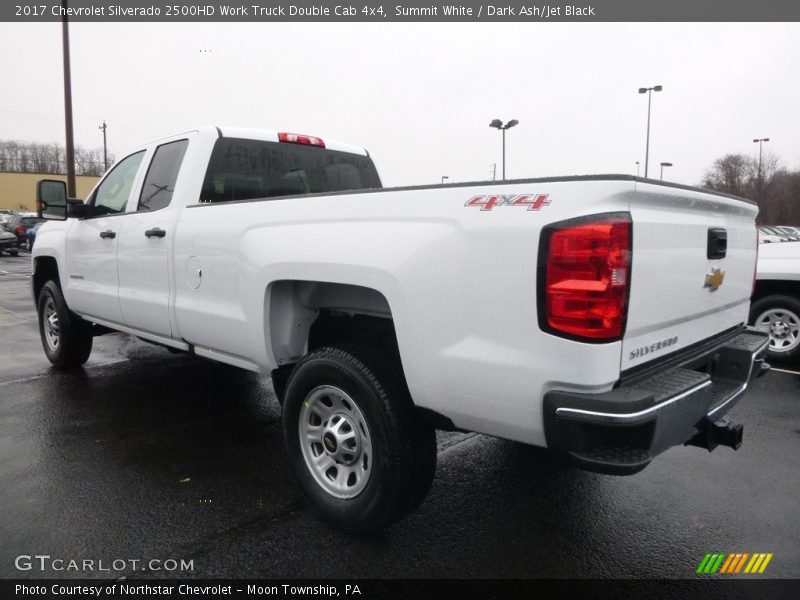 Summit White / Dark Ash/Jet Black 2017 Chevrolet Silverado 2500HD Work Truck Double Cab 4x4