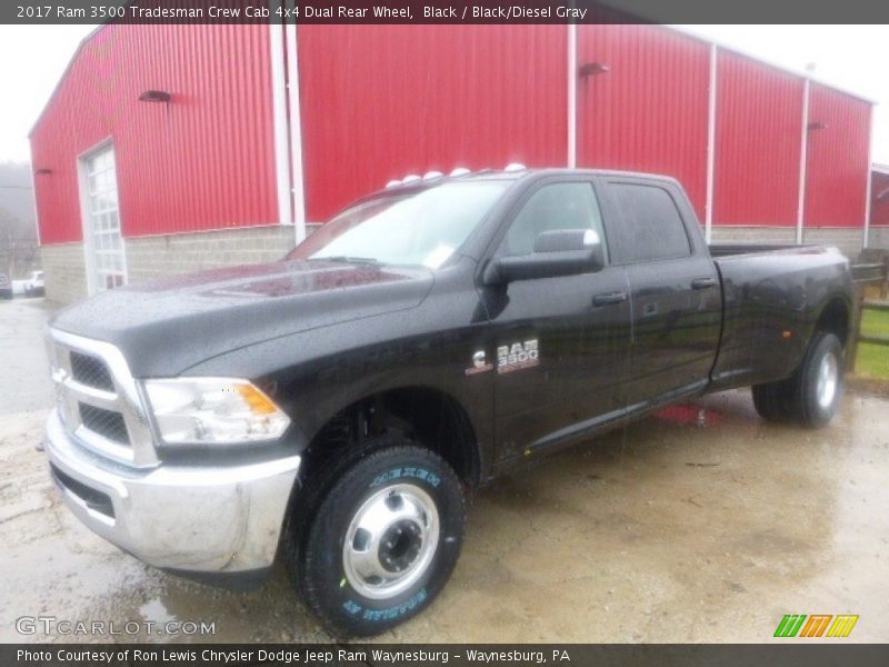 Black / Black/Diesel Gray 2017 Ram 3500 Tradesman Crew Cab 4x4 Dual Rear Wheel
