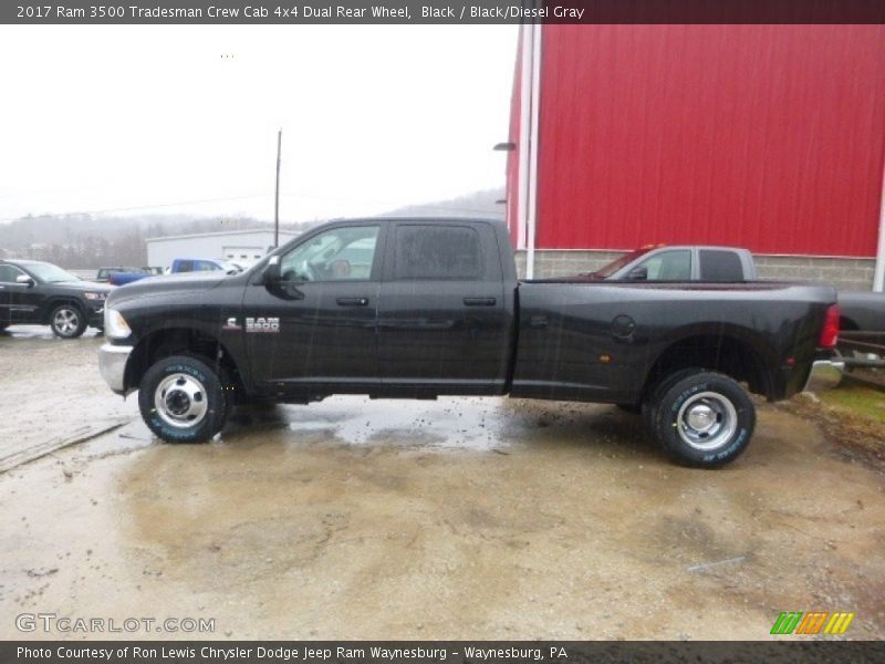 Black / Black/Diesel Gray 2017 Ram 3500 Tradesman Crew Cab 4x4 Dual Rear Wheel
