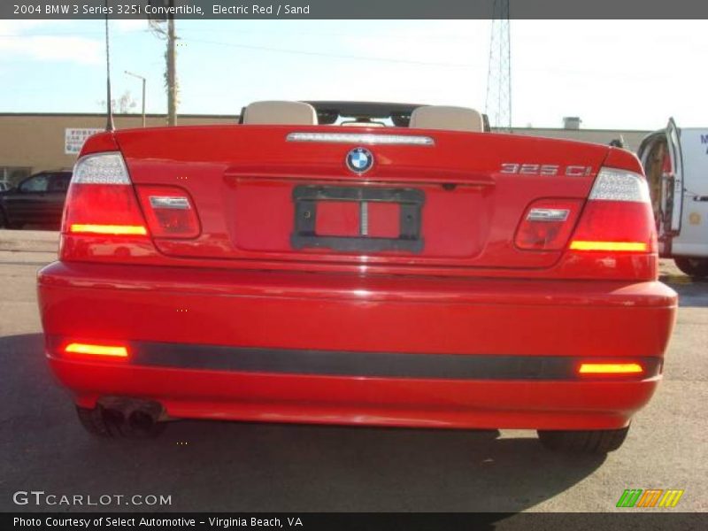 Electric Red / Sand 2004 BMW 3 Series 325i Convertible